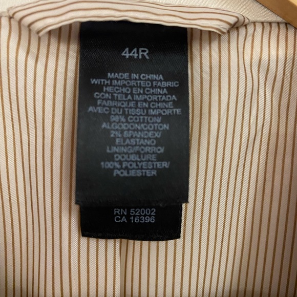 CREAM BLAZER - 44R - CLAIBORNE - Picture 9 of 14